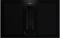 Миле Панель конфорок со встроенной вытяжкой KMDA 7676 FL U BlackPerfection Miele