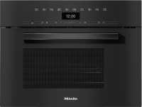 Миле Пароварка с СВЧ DGM 7440 OBSW чёрный обсидиан Miele