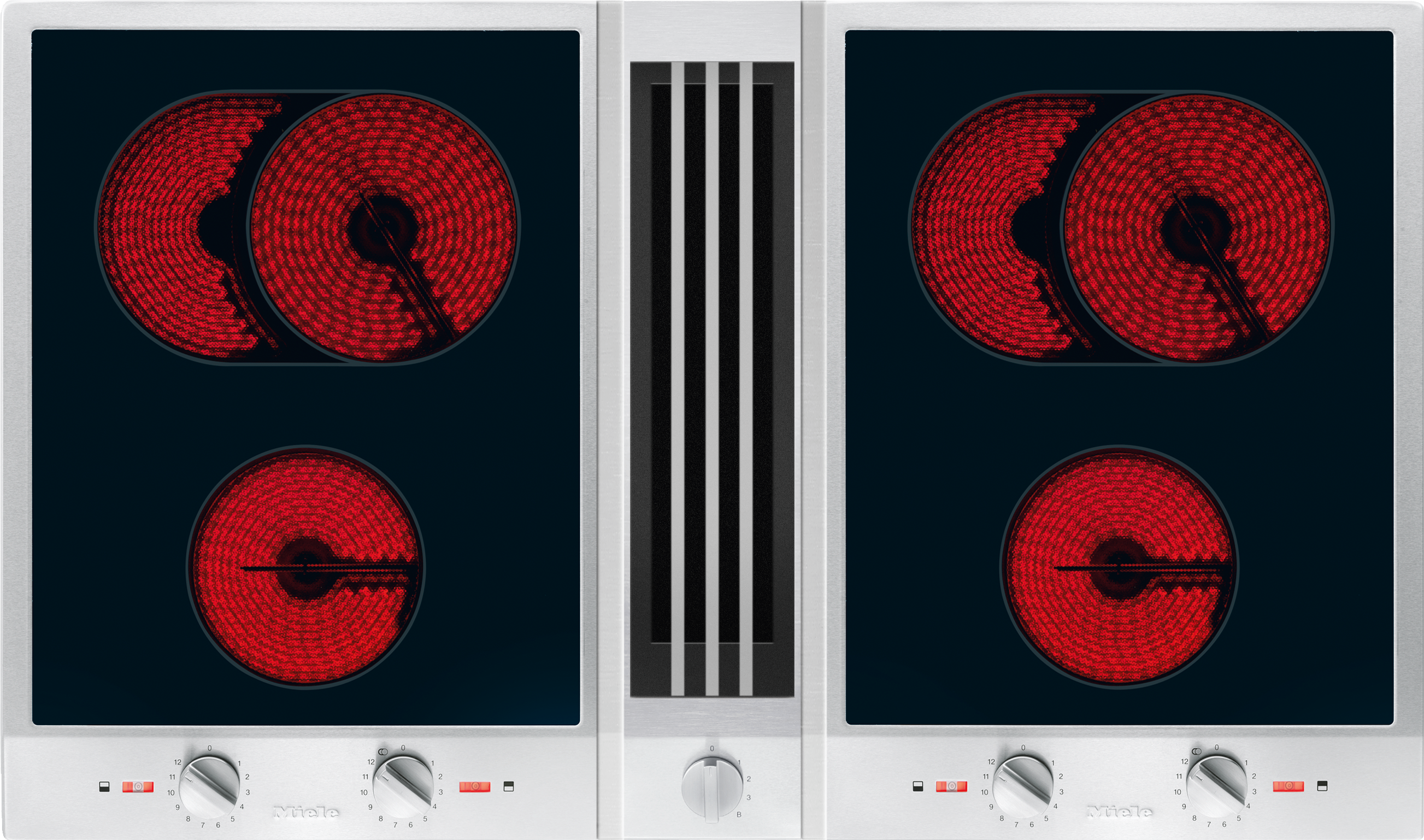 Миле Варочная панель стеклокерамическая с вытяжкой CSDA 1040 Miele