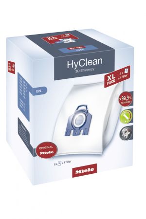 Комплект мешков пылесборников XL GN HyClean 3D Miele купить в Ярославле | Всегда в наличии! | Артикул 10455000 | Официальный сайт